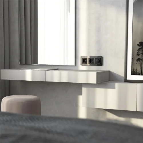 Рамка из стекла на 3 поста Elite черный W0032448 - фото 3