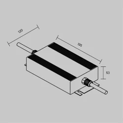 Источник напряжения PSL008 24В 400Вт IP67 822008 (Серебро) 822008