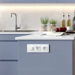 Рамка из акрила на 3 поста Acrylic белый W0032701