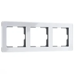 Рамка из акрила на 3 поста Acrylic белый W0032701