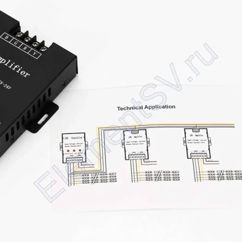 Усилитель RGB-30A P262 (5-24V, 150-720W) - фото 2.