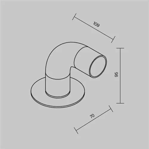 Ландшафтный светильник Sleek 3000К 2Вт IP 65 (Графит) - фото 2