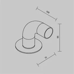 Ландшафтный светильник Изящный / Sleek 3000К 2Вт IP 65 (Графит) O477FL-L2GF3K1