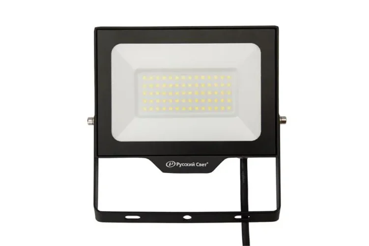 Прожектор светодиодный СДО FL 10 C 50W VW 840 BK CL 192х148х28мм 50Вт 4000К IP65 уличный черн. Русский Свет 15081023278 - фото 2