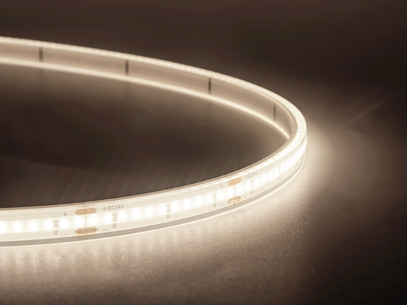 Светодиодная термолента CSP, 240led/m, 10Вт/м, 24В, 6000K, IP68, 3 года - фото