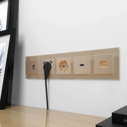 Розетка Ethernet RJ-45 (шампань) W1181011