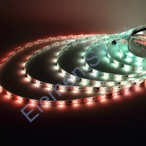 Светодиодная лента 5050, 30 led/m, A32, RGB-SPI, WS2811A controlled, 12V, IP65 - фото 2.