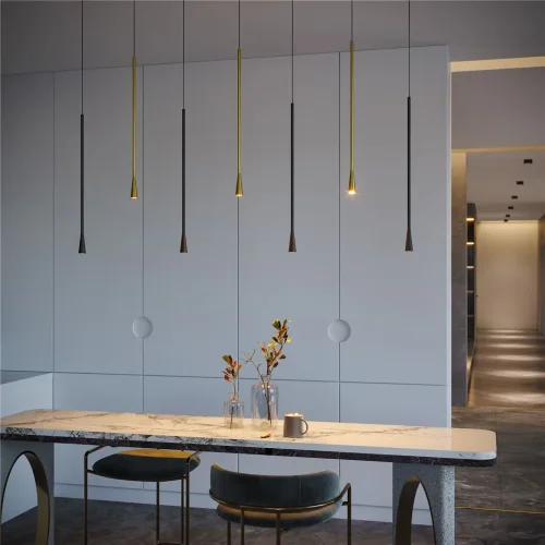 Светильник подвесной светодиодный Vist 7W 3000K латунь 50312 LED - фото 4
