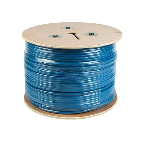Кабель витая пара F/UTP кат.6 4х2х23AWG solid PVC INDOOR син. (м) Rexant 01-0147 - фото 2