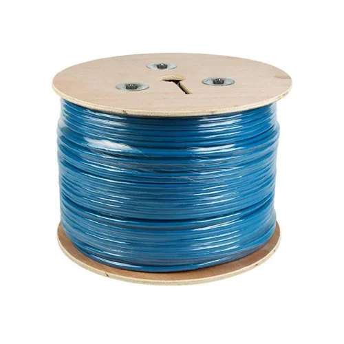 Кабель витая пара F/UTP кат.6 4х2х23AWG solid PVC INDOOR син. (м) Rexant 01-0147 - фото 2