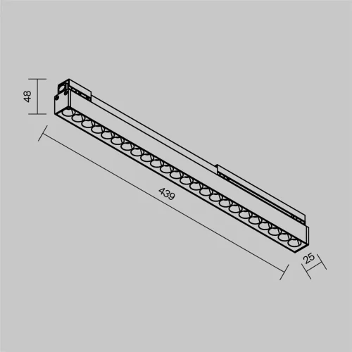 Уличный трековый светильник Точки / Points Exility IP 3000К 24Вт 36° черный (Черный) O-TR02-2-S-24WB3K - фото 9