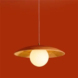 Подвесной светильник Freya FR5589PL-01T (Дерево)