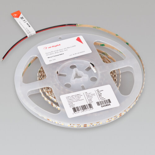 Светодиодная лента RZ-A120-6mm 24V Warm3000 (9.6 W/m, IP20, 2835, 5m) (Arlight) - фото 4