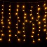 Светодиодная гирлянда занавес теплый белый 1,5*1м IP20 - Фото 4