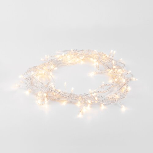 Светодиодная гирлянда занавес теплый белый 1,5*1м IP20 - Фото 5