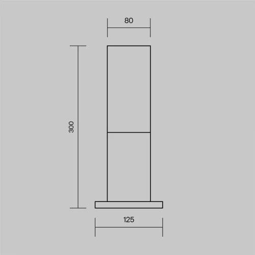 Ландшафтный светильник Уиллис / Willis E27х1 60Вт IP 54 (Серый) O418FL-01GR - фото 8