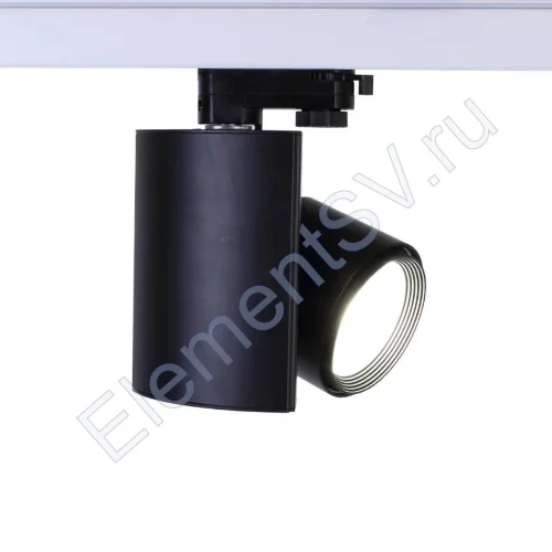 Светодиодный светильник трековый CX-35T 4L 4L26 (CREE, 35W, 220V, 15-70deg, white, черный корпус) - фото.