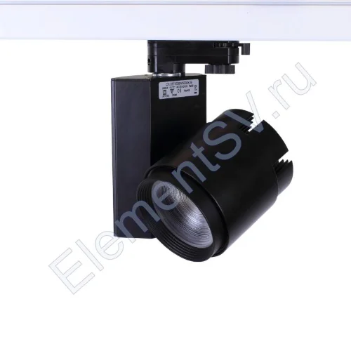 Светодиодный светильник трековый CX-35T 4L 4L26 (CREE, 35W, 220V, 15-70deg, white, черный корпус) - фото 4.