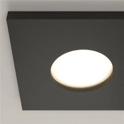 Встраиваемый светильник Stark GU10 1x10Вт IP 65 (Черный)