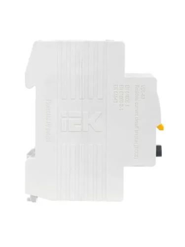 Выключатель дифференциального тока (УЗО) 2п 32А 100мА тип AC ВД1-63 KARAT IEK MDV10-2-032-100 - фото 5