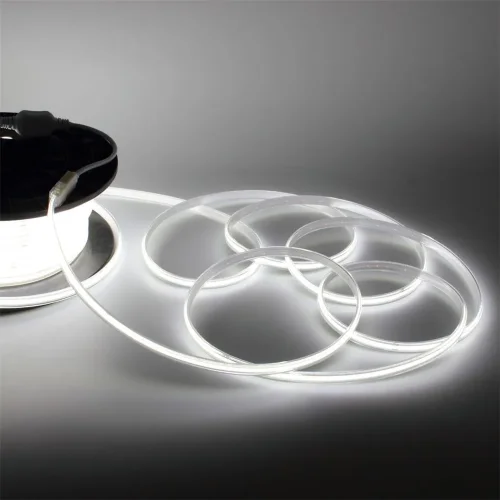 Светодиодная лента COB 480 chip/m, 220V, 12W/m, white, IP68, 480W - фото I