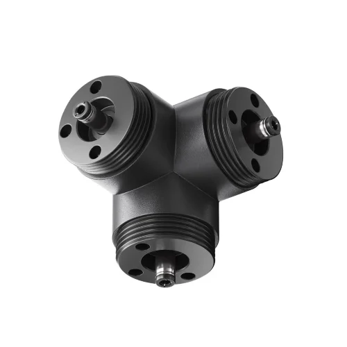 T-образный вертикальный коннектор для системы Shelf без ввода питания (Черный) - фото