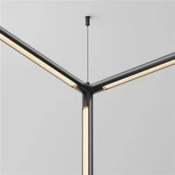 T-образный вертикальный коннектор для системы Shelf без ввода питания (Черный)