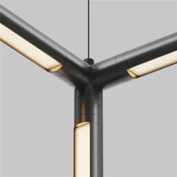 T-образный вертикальный коннектор для системы Shelf без ввода питания (Черный) CA016TC-B