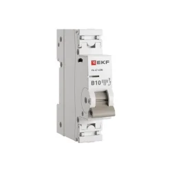 Выключатель автоматический 1п B 10А 6кА ВА 47-63N PROxima EKF M636110B