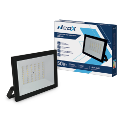Прожектор светодиодный ДДО-8 50Вт 230В 6500К 5000Лм 100лм/Вт IP65 черный NEOX
