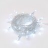 ULD-S0500-050-DTA WHITE IP20 Гирлянда светодиодная с контроллером, 5м, 50 светодиодов, Белый свет, Провод прозрачный - фото 2