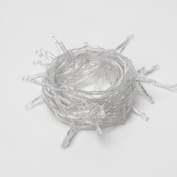 ULD-S0500-050-DTA WHITE IP20 Гирлянда светодиодная с контроллером, 5м, 50 светодиодов, Белый свет, Провод прозрачный