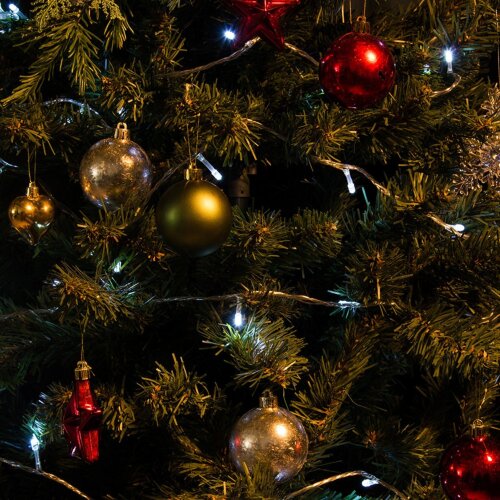 ULD-S0500-050-DTA WHITE IP20 Гирлянда светодиодная с контроллером, 5м, 50 светодиодов, Белый свет, Провод прозрачный - фото 5