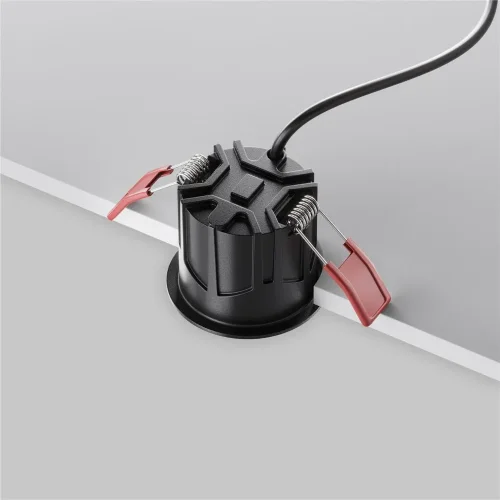 Встраиваемый светильник Альфа / Alfa LED 10 Вт 2700 К 60° (Черный) DL043-01-10W2.7K-RD-B - фото 9