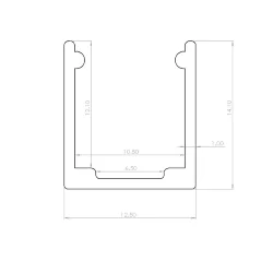 T1018 крепеж алюминиевый 10мм