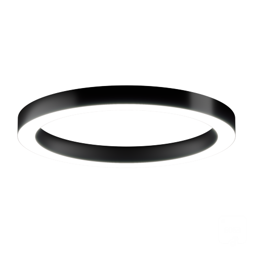 Светильник 6063 кольцо (RAL9005/830mm/LT70 — 4K/78W) - фото 1