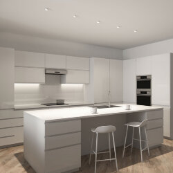 Встраиваемый светильник, IP20, до 15 Вт, LED, GU5,3, белый, пластик, Denkirs DK3121-WH