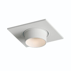 Встраиваемый светильник, IP20, до 15 Вт, LED, GU5,3, белый, пластик, Denkirs DK3121-WH