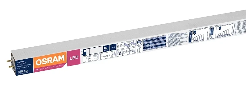 Лампа светодиодная 9W/3000K (=18W) G13 230V 600мм | SubstiTUBE Basic | - OSRAM. Фото 4