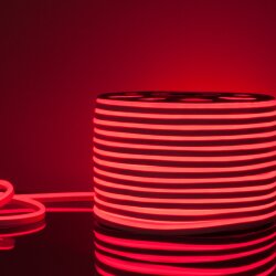 Светодиодный гибкий неон 220&amp;nbsp;В 9.6&amp;nbsp;Вт/м 120 Led/м 2835 IP67, односторонний красный, 50 м Гибкий неон 220V 9,6W 120Led 2835 IP67 односторонний красный, 50м (040595)