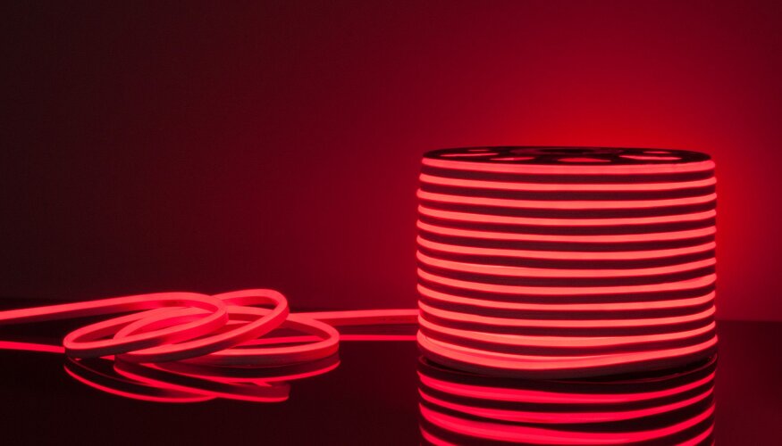 Светодиодный гибкий неон 220&nbsp;В 9.6&nbsp;Вт/м 120 Led/м 2835 IP67, односторонний красный, 50 м - Фото 3