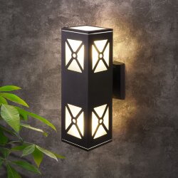 Уличный настенный светильник 1405 TECHNO черный IP54 1405 TECHNO