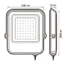 Прожектор светодиодный PFL-V 150Вт 6500К IP65 ДО Pro JazzWay 5039773 - фото 8