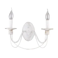 Серия светильников в классическом стиле. Подсвечники и основание для крепления рожков выполнены в виде катушек, обвитых веревкой. Серия имеет два цвета - белый с золотом и коричневый. (Белый с Золотом)