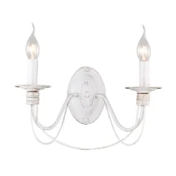 Серия светильников в классическом стиле. Подсвечники и основание для крепления рожков выполнены в виде катушек, обвитых веревкой. Серия имеет два цвета - белый с золотом и коричневый. (Белый с Золотом)