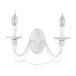 Настенный светильник (бра) Велия / Velia (Белый с Золотом) FR2046-WL-02-WG