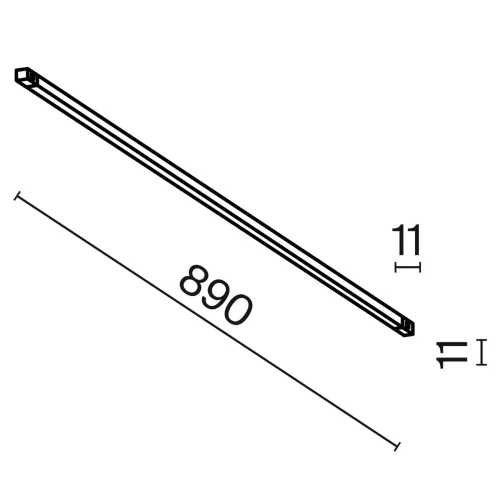 Трековый светильник Базис / Basis Exility X 3000K 18Вт 120° (Черный) TR240-2-18W3K-B - фото 8