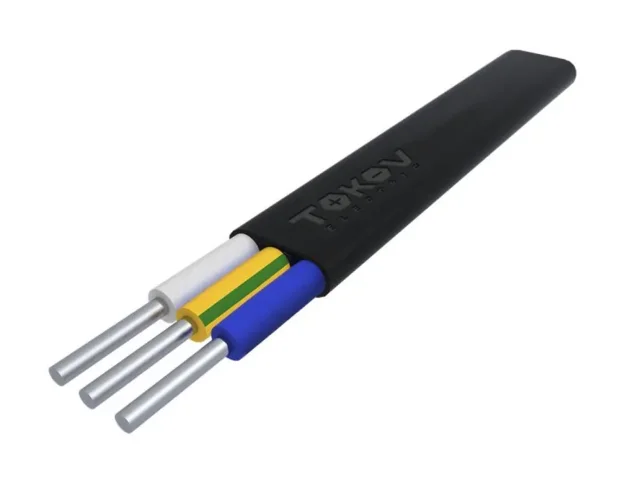 Кабель TOKOV ELECTRIC АВВГ-Пнг(А)-LS 3х6 ОК (N PE) 0.66кВ (уп.100м) 00-00036352 - фото