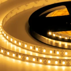 Лента светодиодная ELF 600SMD диодов (2835), 12В, 5м без пайки, белый теплый 2800-3300К