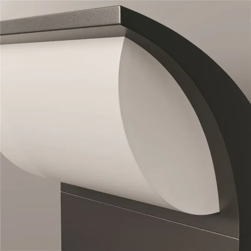 Настенный светильник (бра) Stock 3000K 7Вт IP 65 (Графит) - фото 6